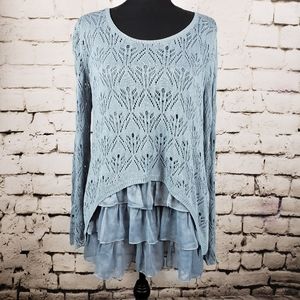 V Christina  long sleeve sweater